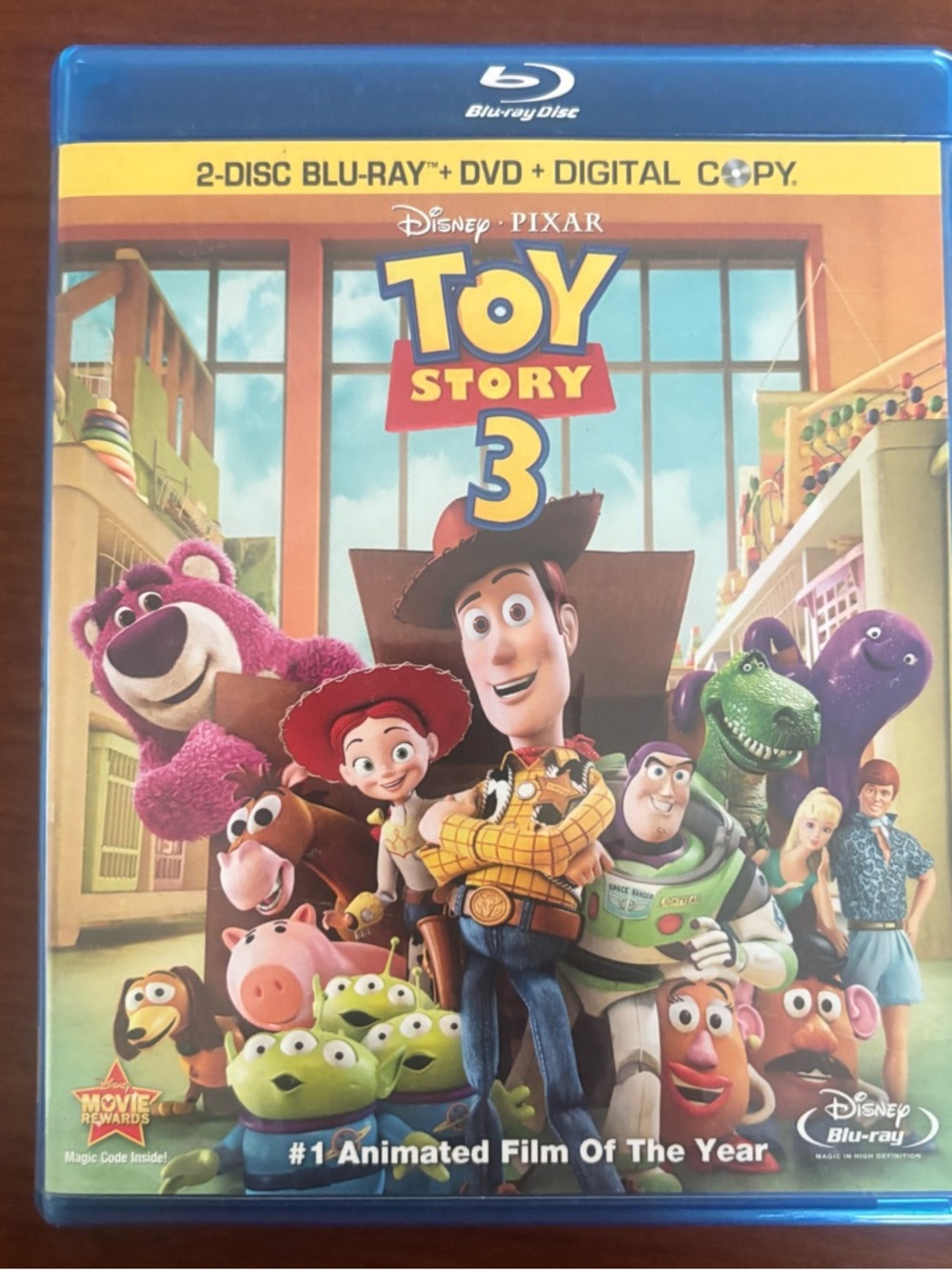 Toy Story 3 4-Disc Blu-ray/DVD Combo Pack + Digital Copy Disney Pixar